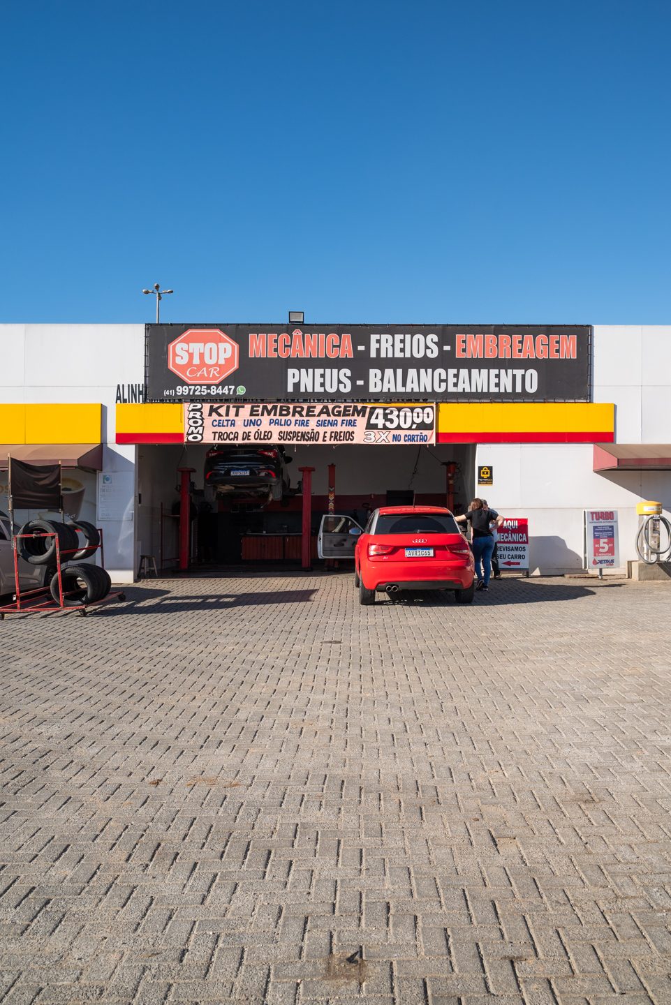 Fachada da filial na Rodovia dos Minérios