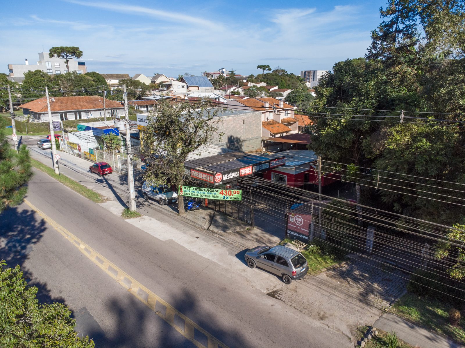 Vista da região da unidade Santa Cândida